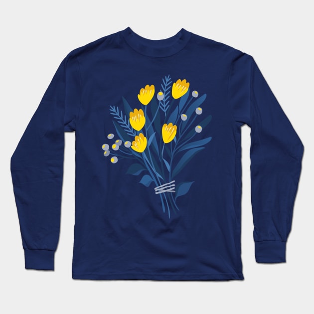 Bouquet Long Sleeve T-Shirt by Likelyira